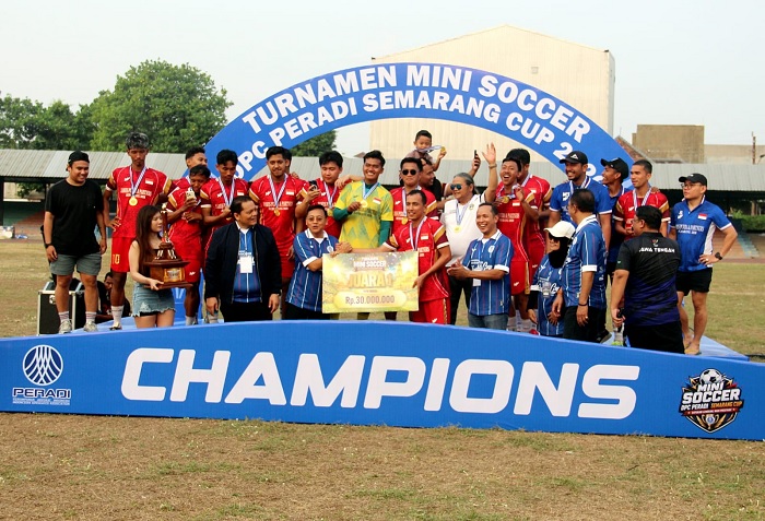 Tim James Purba & Partner Cetak Sejarah, Raih Gelar Juara Mini Soccer DPC Peradi Semarang Cup