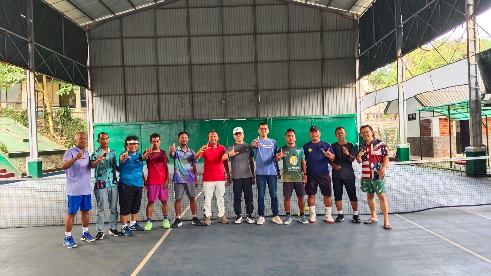 Ketua PWI Lampung Targetkan Emas PORWANAS 2027, Tim Tenis Diminta Maksimalkan Latihan