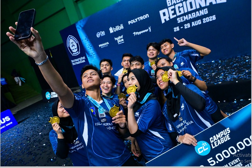 Dominasi UNS dan Gelar Beregu UII Tutup Gelora Campus League Badminton Regional Semarang 2026