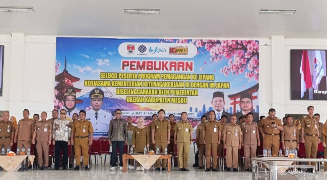 Perdana Bupati Mesuji Buka Seleksi Magang ke Jepang