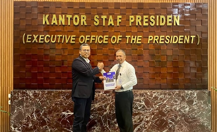 Rektor USM Audiensi ke KSP, Bahas Penguatan Sinergi Kampus dan Pemerintah
