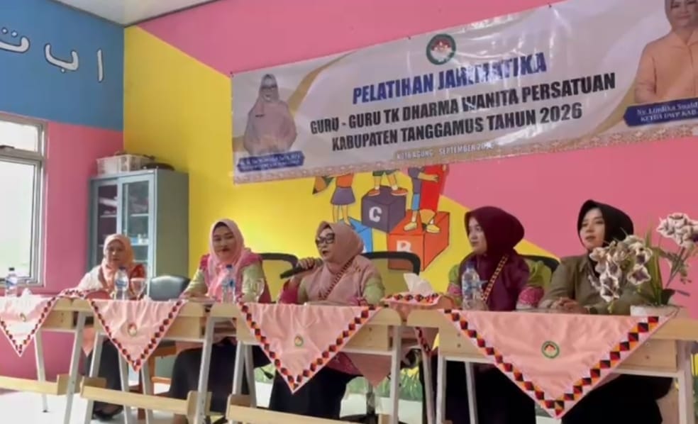 DWP Tanggamus Gelar Pelatihan Jarimatika, Dorong Guru TK Tingkatkan Kreativitas Pembelajaran Anak