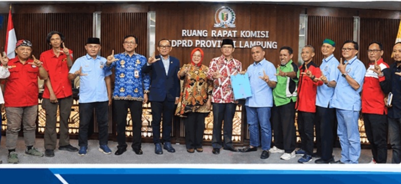 DPRD Lampung Terima dan Perjuangkan Aspirasi Buruh