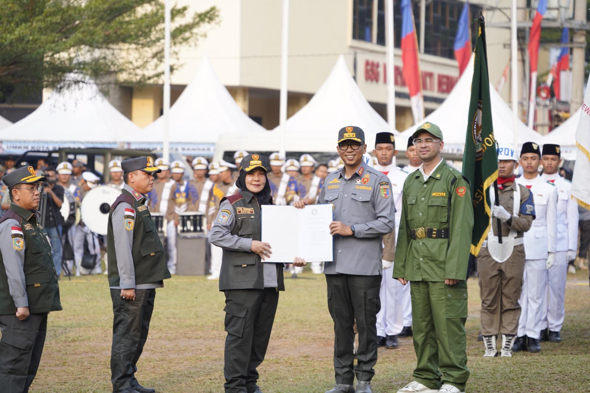 Raffi Ahmad Hadiri Pelantikan ASLIMAS dan ABPEDNAS, 4.000 Linmas Ikuti Kemah Bakti Satya