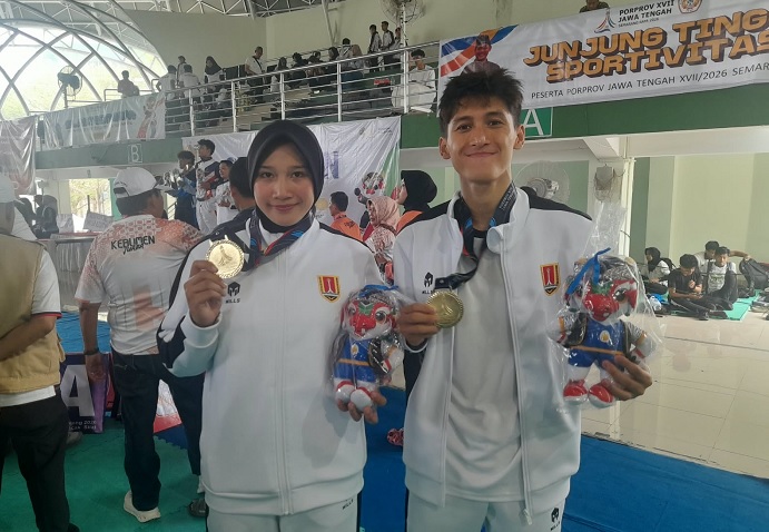 Kota Semarang Garang di Nomor Tanding, Boyolali Jadi Juara Umum Pencak Silat Porprov