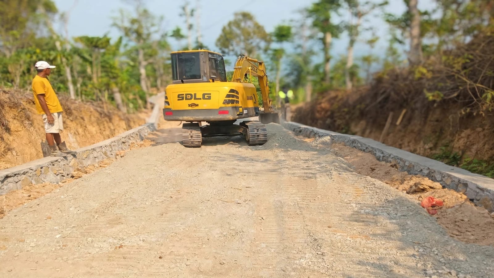 Jalan Ulu Semong-Petai Kayu Ditingkatkan dengan Beton, Anggaran Rp1,67 Miliar